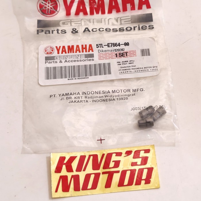 PIN, PEN GUIDE, SLIDE, PULLY MIO, SOUL, SMILE, FINO KARBU (5TL E7664)