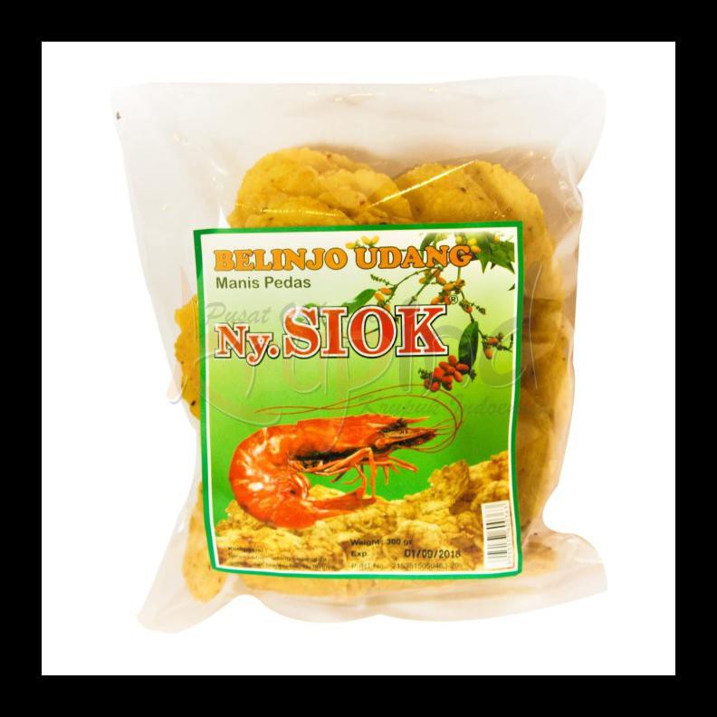 

BARU! NY SIOK / NYSIOK - BELINJO UDANG MANIS PEDAS 300GR - KRUPIND TERMURAH