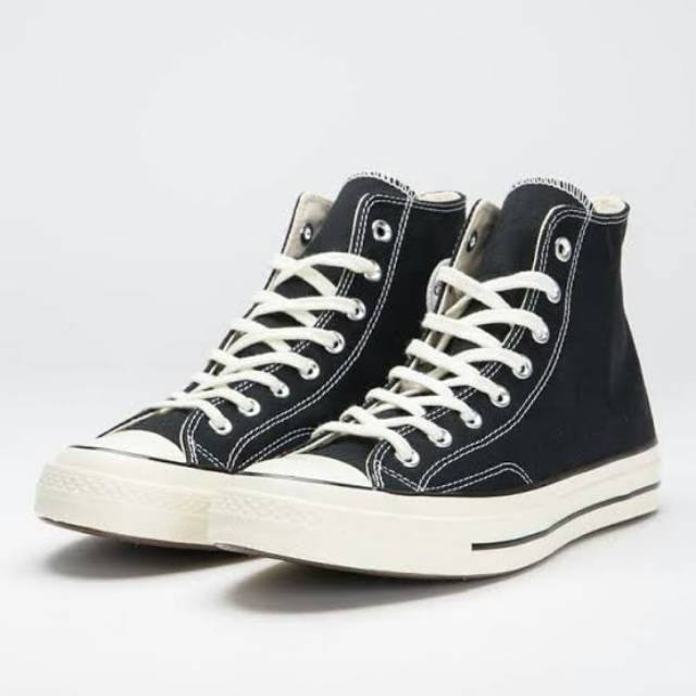 Converse Chuck Taylor 70's Hi Black Egret. SKU 162050C