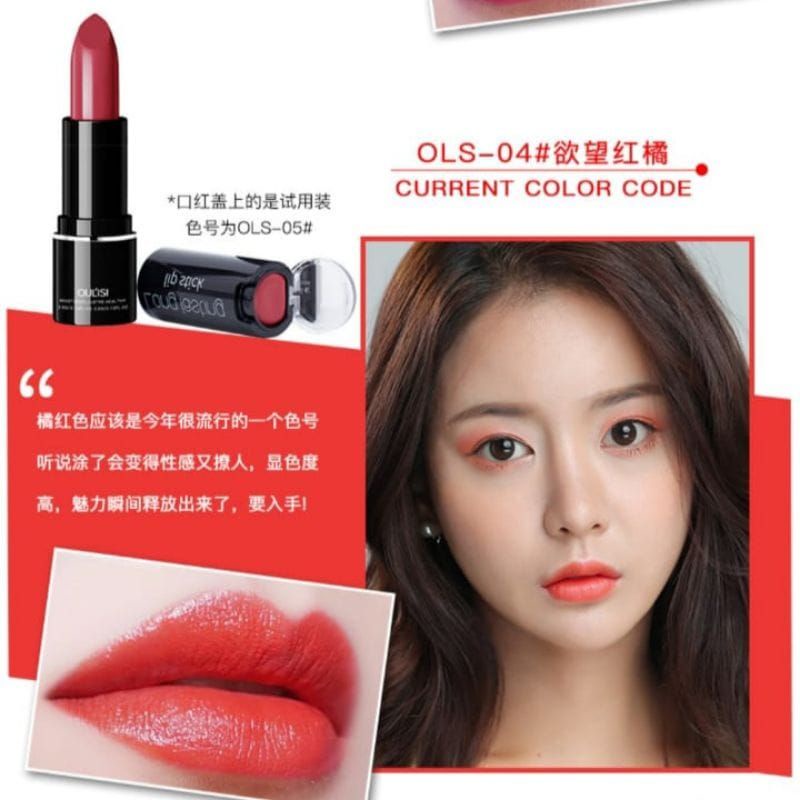 Medan Termurah Lipstik long stay Lipstick oulisi Long lasting