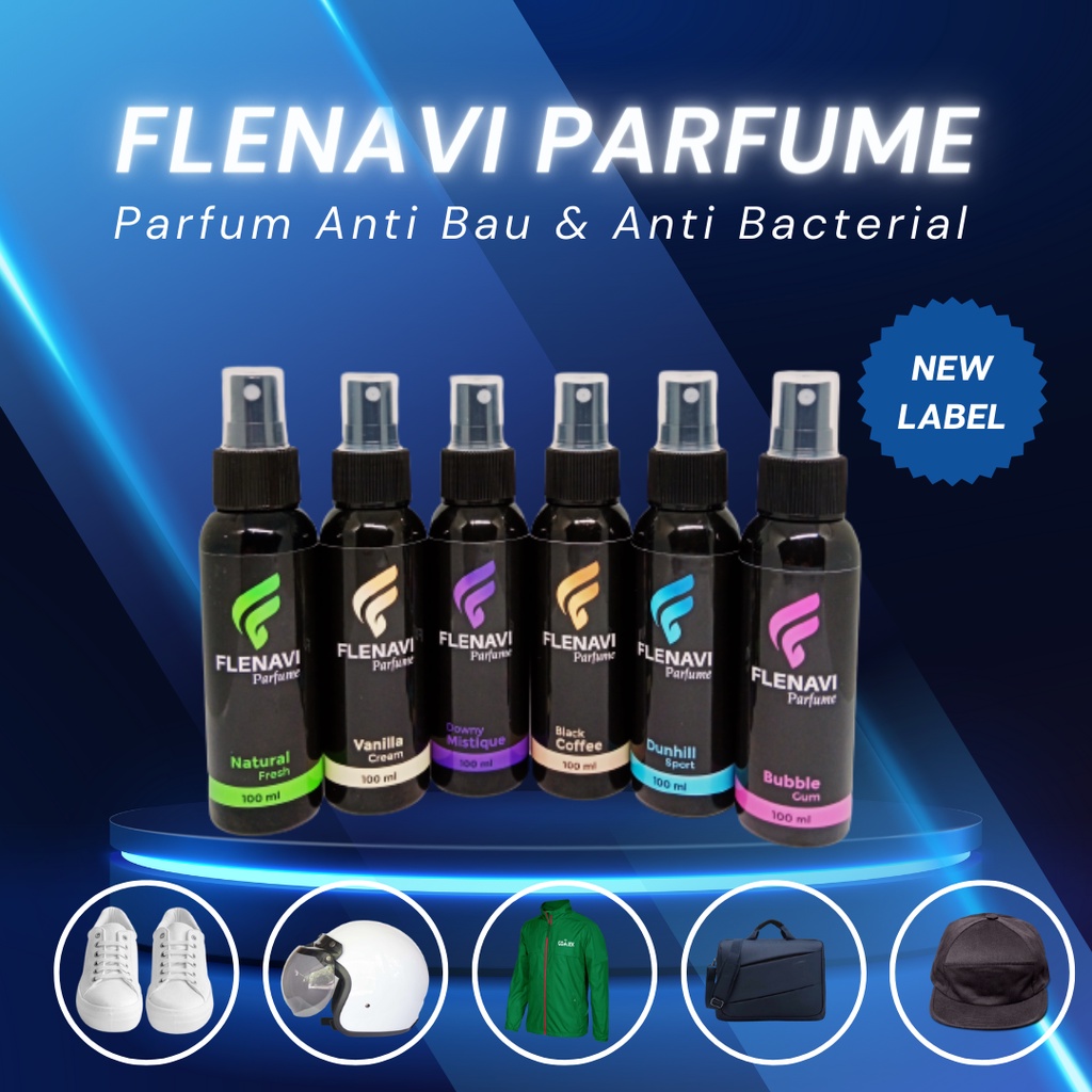 Flenavi Parfum Helm dan Sepatu Wangi Anti Bakteri Tahan Lama - Parfum Helm Buat Ojol Selalu Harum