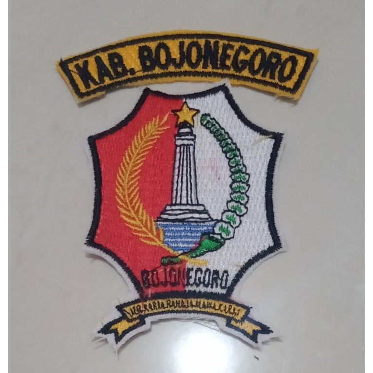 BET BORDIR LOGO LAMBANG PEMKAB KABUPATEN BOJONEGORO