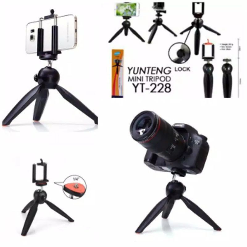 Tripod mini yunteng YT 288 kuat kokoh high quality