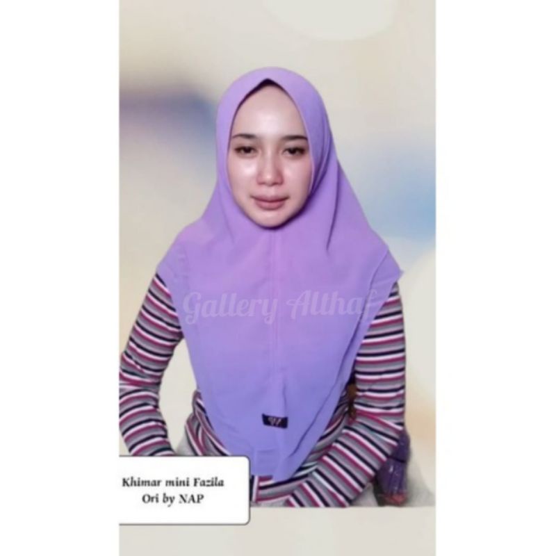 khimar NAP fazila/ Khimar mini oval polos