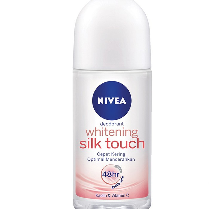 NIVEA DEODORANT ROLL ON WHITENING SILK TOUCH - 50ML