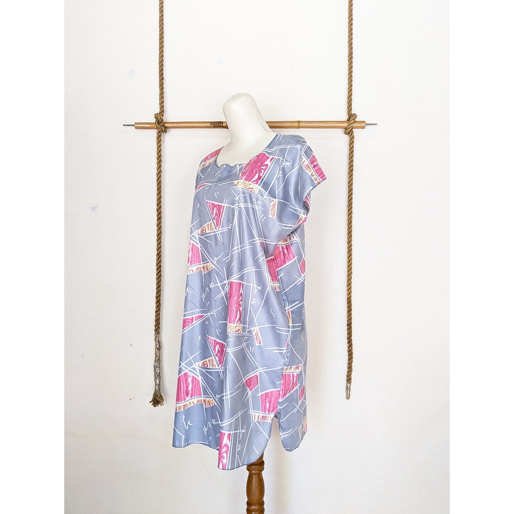 Daster Krill Daster mini dress Midi Tie Dye Shibori Murah Bali Rayon Adem