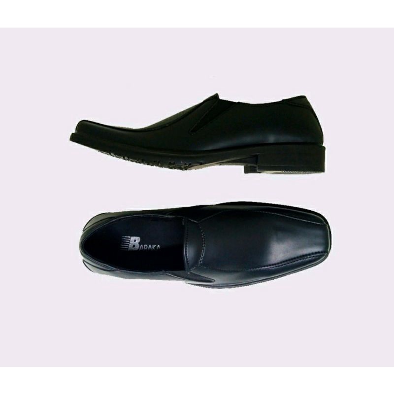 Pantofel BIG Size / Sepatu Kerja Pria Kantoran 43-44-45-46-47 Ukuran JUMBO Loafers Slip On Cowok Size Besar Hitam murah, 47