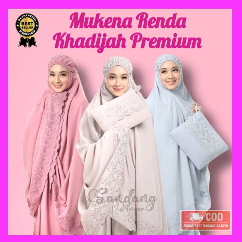 MUKENA RENDA KHADIJAH / MUKENA KHADIJAH PREMIUM / MUKENA KATUN JEPANG
