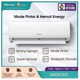 AcSpilt Hisense 05pk u/ 3x3m terpasang diwilayah Cirebon hemat bergaransi3thn RoyalElektronikCirebon