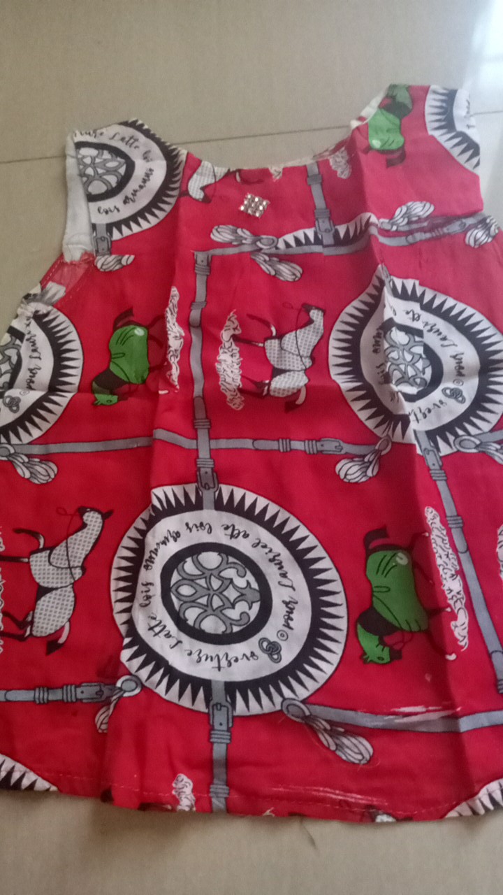 Dress Pernik Dress Batik Anak Perempuan Tanpa Lengan Bahan Rayon