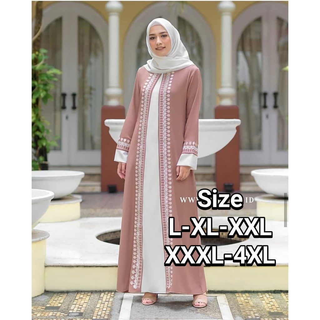 Ns FC Najibah Gamis Syar'i asdf Putih Benhur Abu Toska Navy Maroon Hujan Muslim Modis Modern White