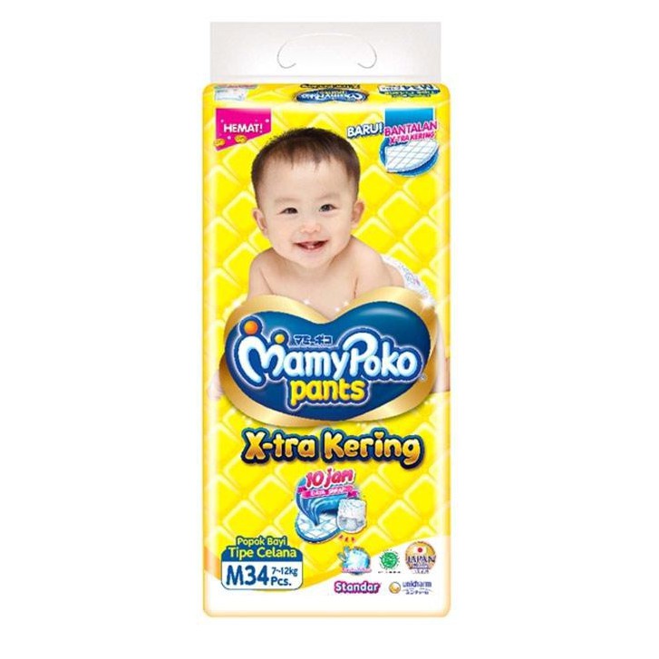 MAMYPOKO PANTS STANDAR XTRA KERING S38 / M32/ L28 / XL26 / XXL24