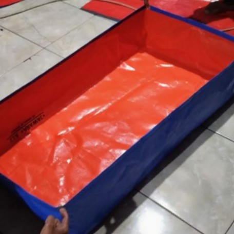 TERPAL KOLAM IKAN A5 1x0,50x0,25/ kolam kotak/Terpal ikan/Terpal kolam mini/Terpal ikan cupang