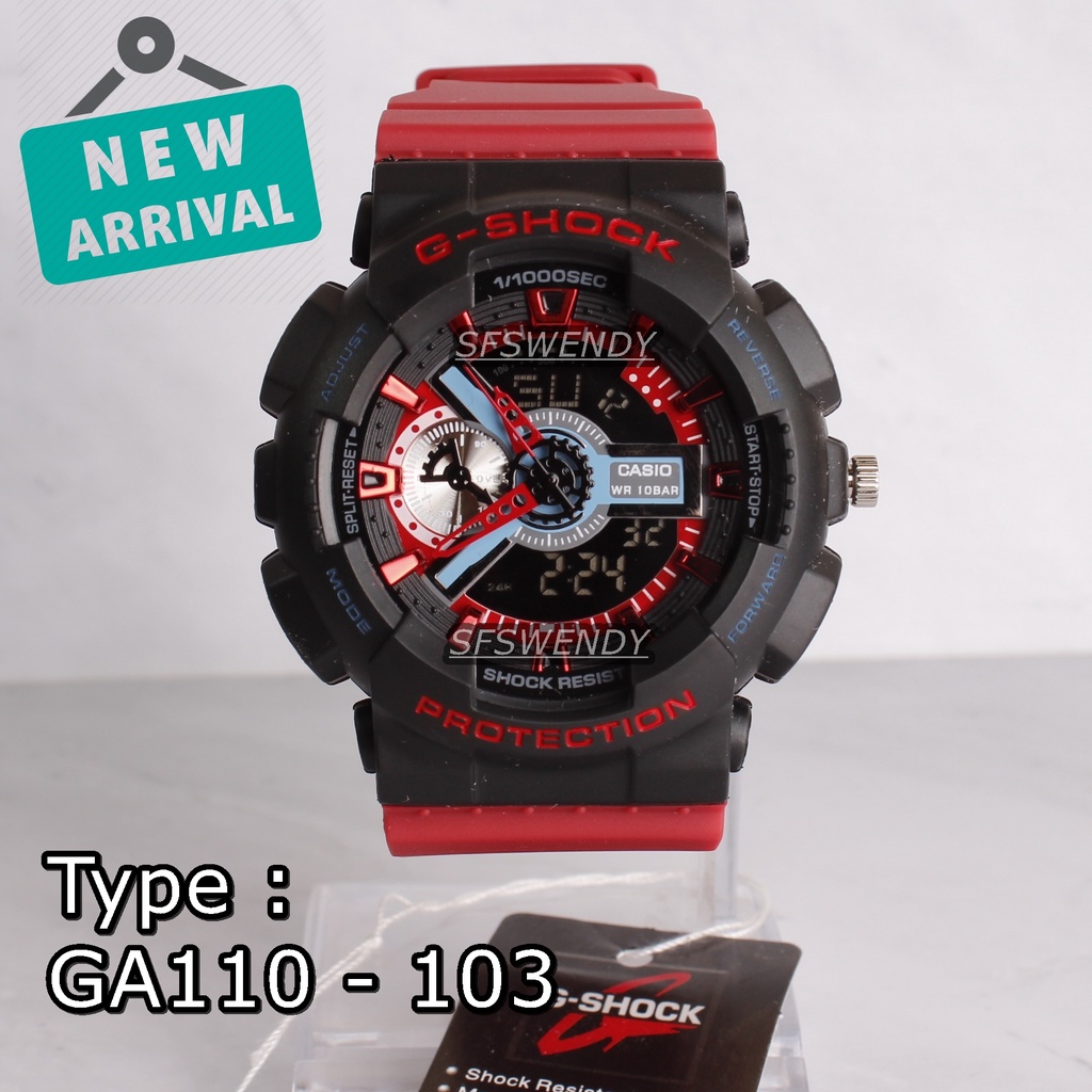 PALING LAKU !!! G Shock GA-110 Hitam gold Rosegold Jam tangan pria Couple digital sproty anti air elegant