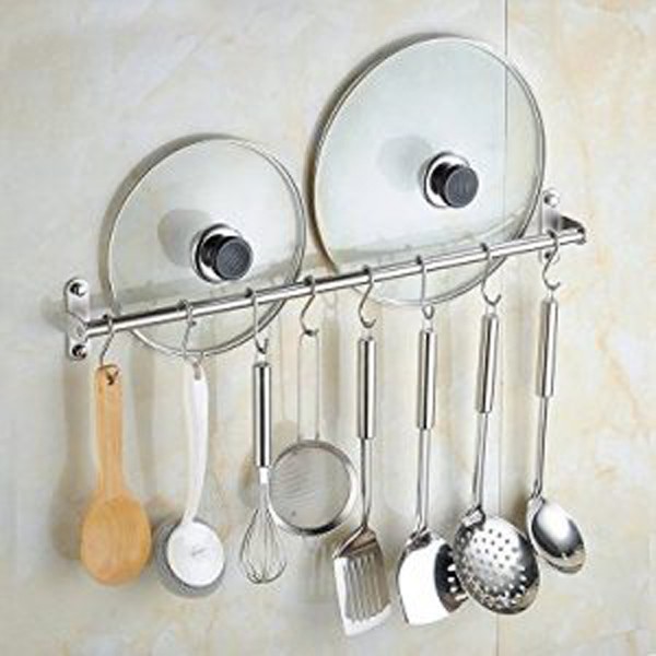 Chrome Plated S Hooks Logam Kait Multi-Fungsional Kamar Mandi Dapur Gantung Gantungan Baju Pemegang