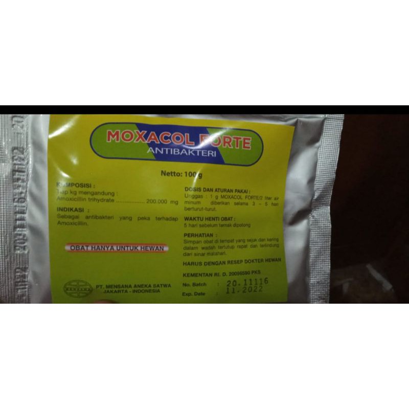 

MOXACOL FORTE 100GRAM