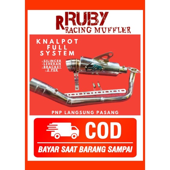 KNALPOT RACING JRM MIO BEAT VARIO SCOOPY ALL MATIC SERIES