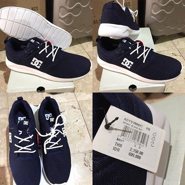 Sepatu DC Midway Navy Blue White