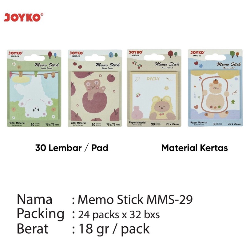 Memo Stick Joyko MMS-29 Bear