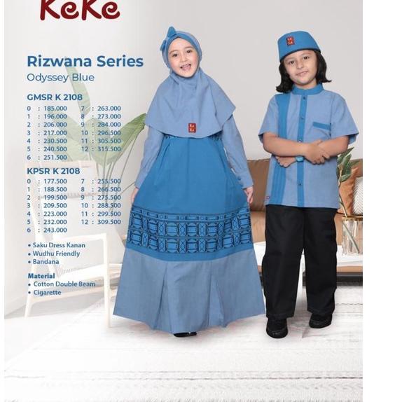 ✨IMPORT✨Sarimbit  Keke Rizwana series Odyssey Blue