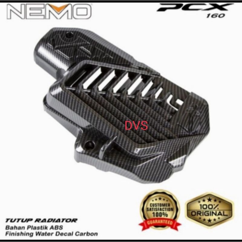 Cover/Ttup Radiator PCX 160 Nemo Carbon Original