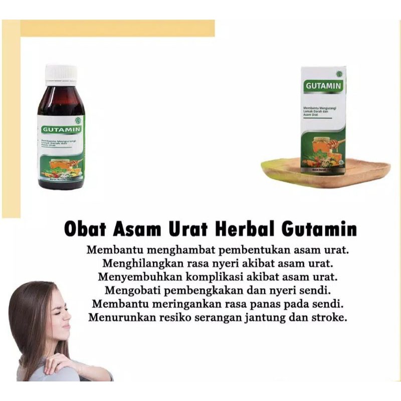 Penurun Kolesterol - GUTAMIN Obat Herbal Ampuh, Obat Asam Urat dan Nyeri Sendi Madu Ratik Herbal Original untuk Rematik, Asam Urat Kolesterol Ampuh Sudah Terdaftar BPOM