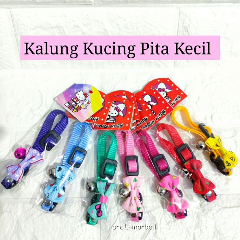 Kalung Pita Kecil Hewan Kucing Kelinci Musang