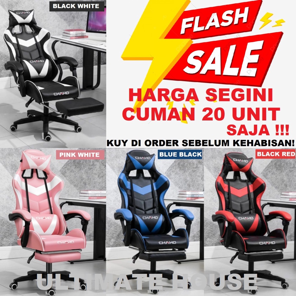 Premium Quality Kursi Gaming Game Chaho Chair Computer Kursi Kerja Hidrolik Murah Kursi Balap