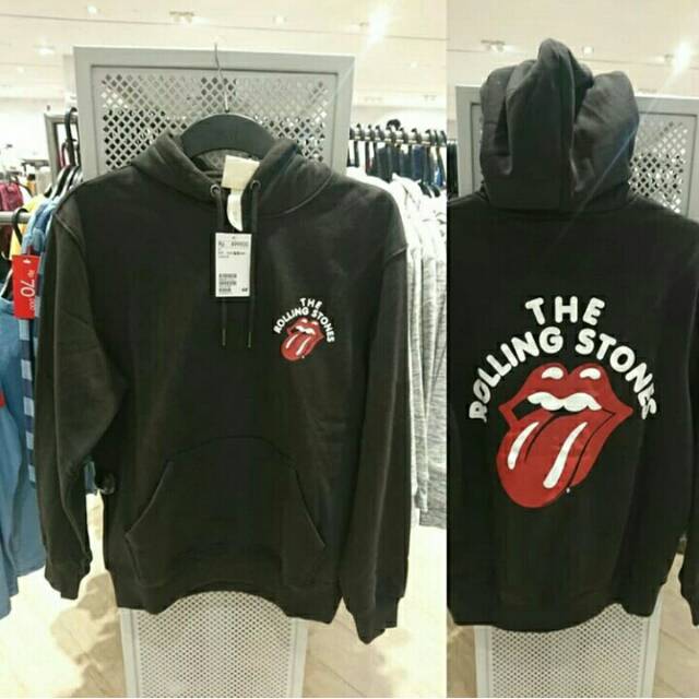 h&m rolling stones sweatshirt