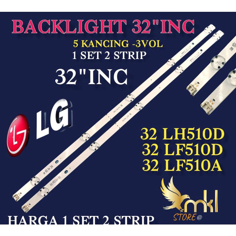 BACKLIGHT TV LED32" INC LG 32LH510D-32LF510D-32LF510A