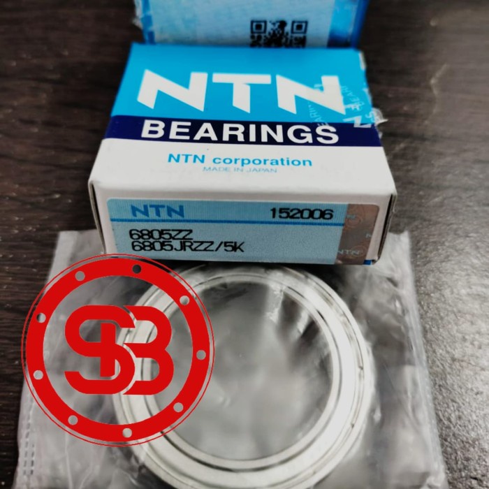 Bearing / Laker / Laher NTN 6805 ZZ tutup besi 6805ZZ