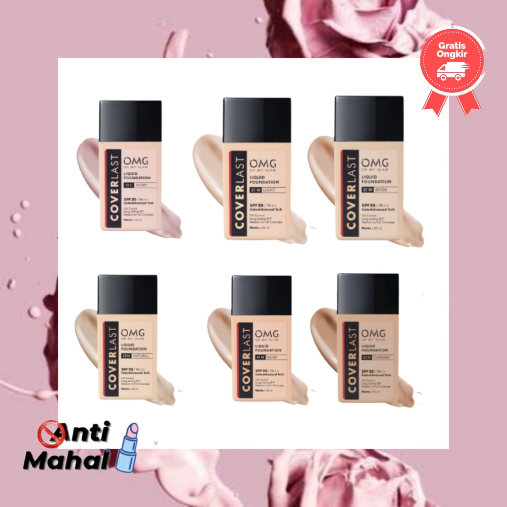 OMG Oh My Glam Coverlast Liquid Foundation - Anti_Mahal