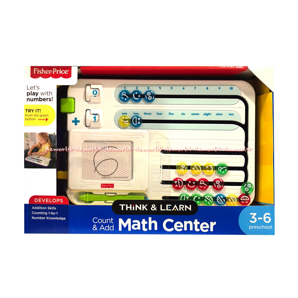 Fisher Price Count &amp; Add Math Center Think Learn Papan Mainan Belajar