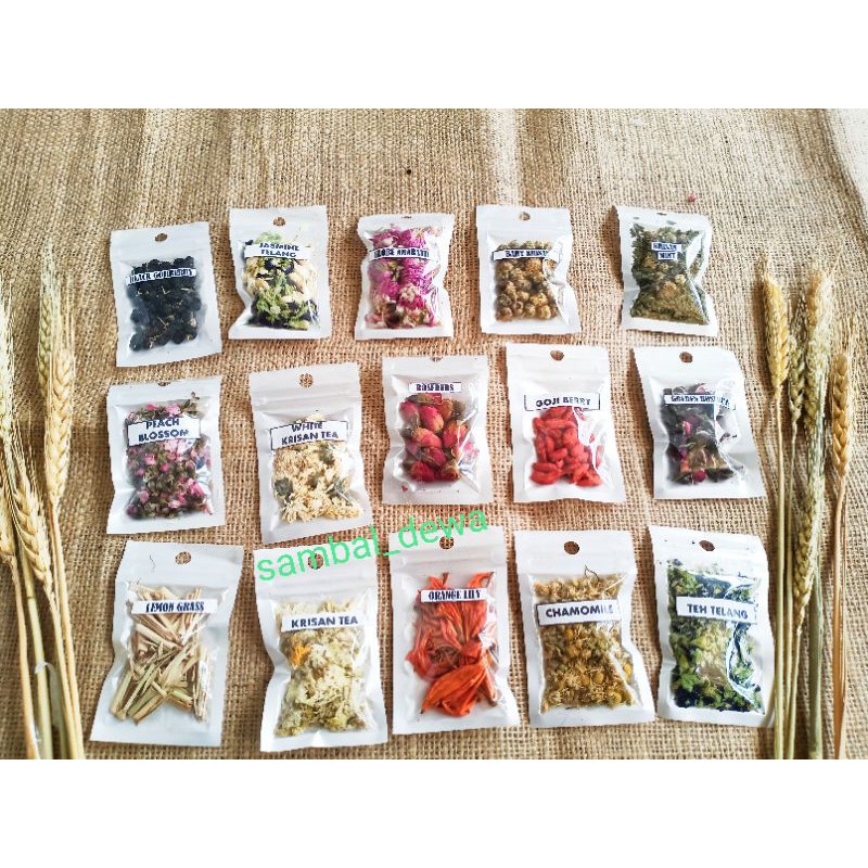 

sampel flowers tea part1/lavender,telang dll