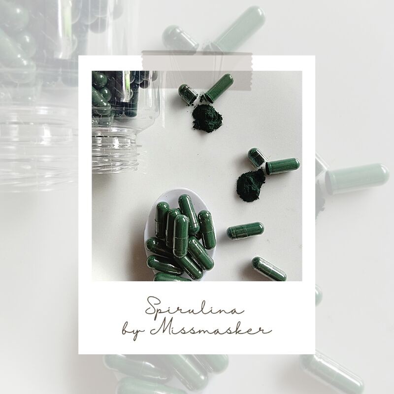 Termurah/Spirulina / masker wajah / masker spirulina / spirulina murah /masker spirulina murah