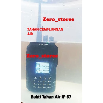 HT Radion RT-55WP HT Dual Band VHF UHF HT Anti Air Waterproof IP67 HT Radion RT55 RT55WP RT-55 DualBand HT TAHAN AIR Bkn Baofeng H6 Anti cemplung RT 55