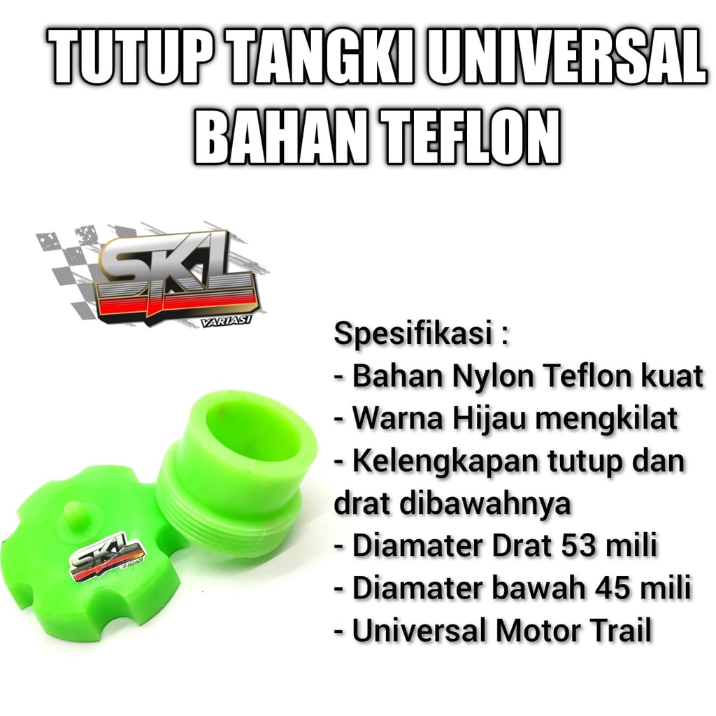 Tutup Tangki warna Universal Motor Trail Enduro Clasik dll