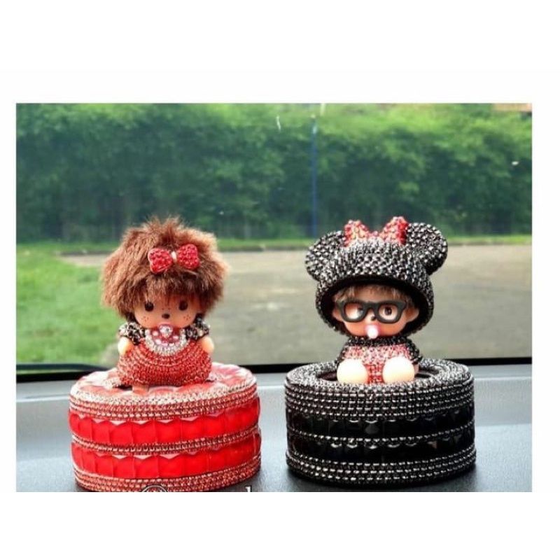 Parfume mobil monchichi pajangan monchichi