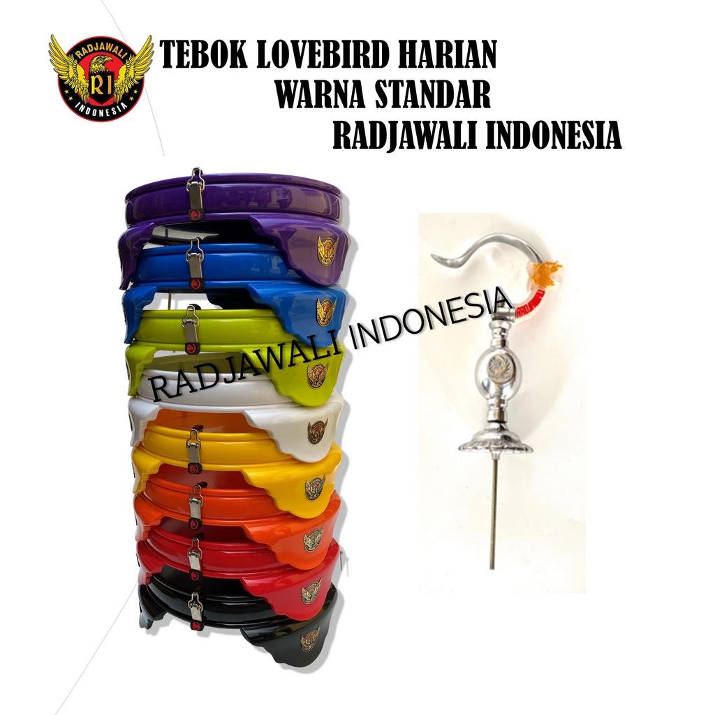 Tebok lovebird PVC warna standar Radjawali Indonesia