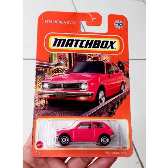 matchbox 1976 HONDA CVCC merah