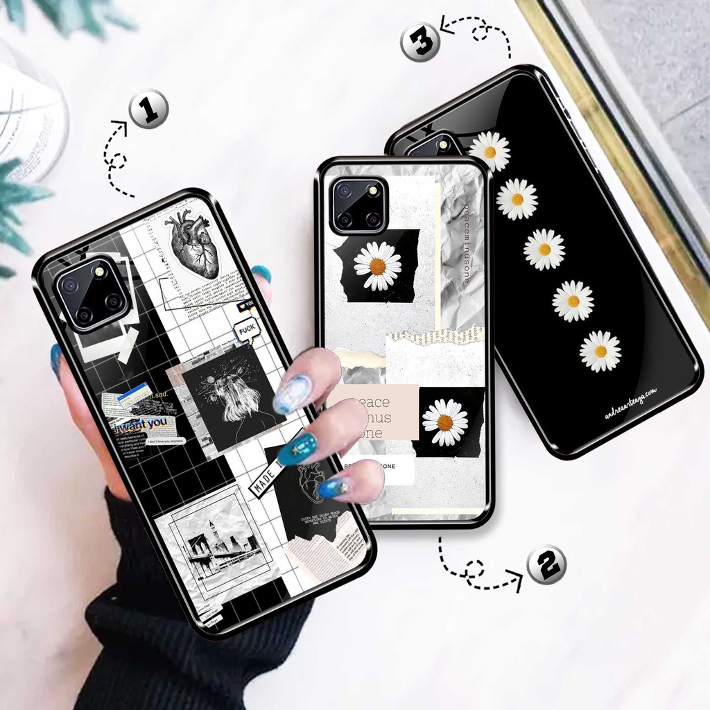 CASE XIAOMI REDMI S2 REDMI 3S REDMI 4/4X REDMI 5 REDMI 6/6 PRO MOTIF BUNGA AESTHETIC Casing Hardcase