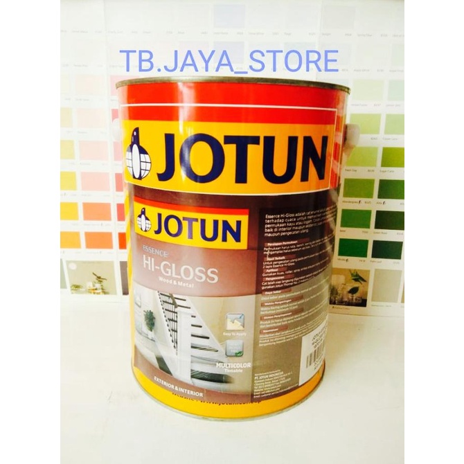 CAT JOTUN KAYU & BESI ESSENCE HI GLOSS 5L PUTIH (CHI) / CAT MINYAK