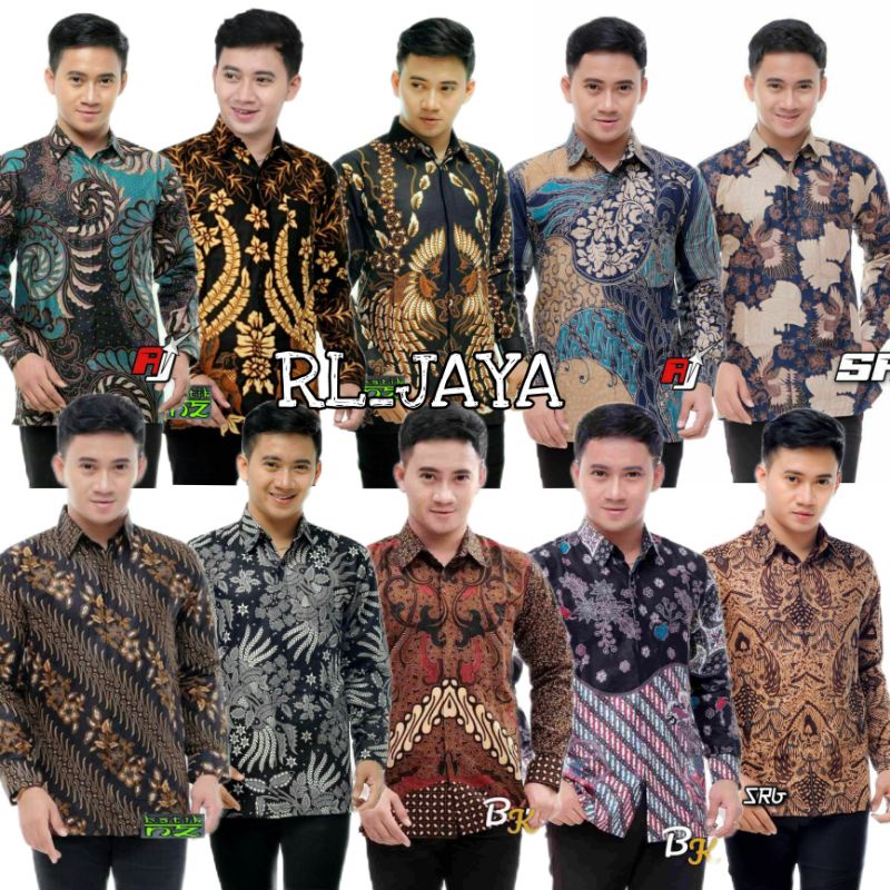 BAJU BATIK PRIA BATIK PEKALONGAN ORI BATIK RL JAYA ATASAN BATIK PRIA BAJU BATIK PRIA KANTOR