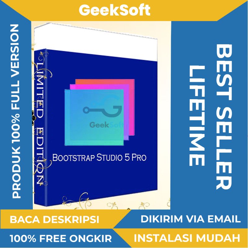 [FULL VERSION] Bootstrap Studio 5 Pro - GARANSI AKTIVASI