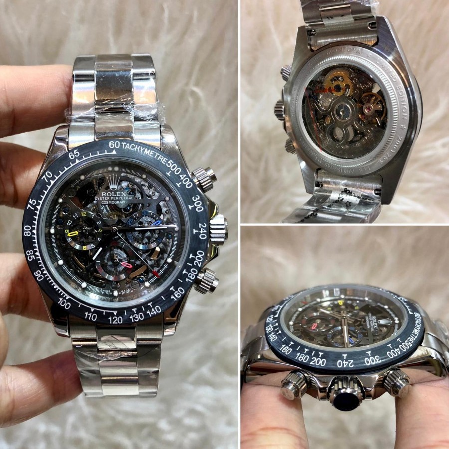 Mega Sale Jam Tangan Pria Rolex Daytona Montoya Garansi 1th