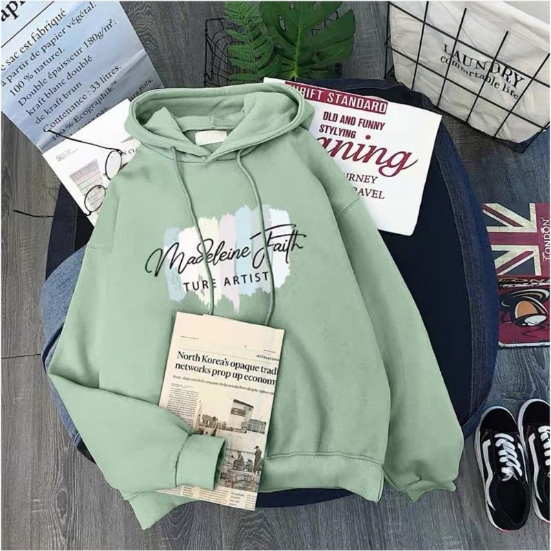 SWEATER MADELIENE HOODIE | SWEATER HOODIE WANITA TERLARIS