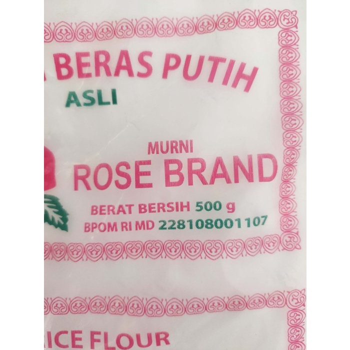 

ketan-beras-tepung- tepung beras murni rose brand 500 gr - rose brand rice flour halal -tepung-