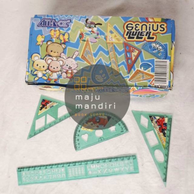 

Ruler Set / Penggaris Set Isi 4 Pcs