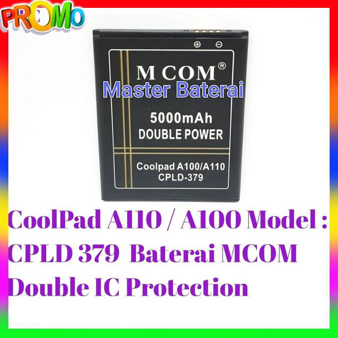 Acc Hp Baterai Coolpad Roar A110 A100 Model Cpld 379 Cpld379 Double Ic Protec