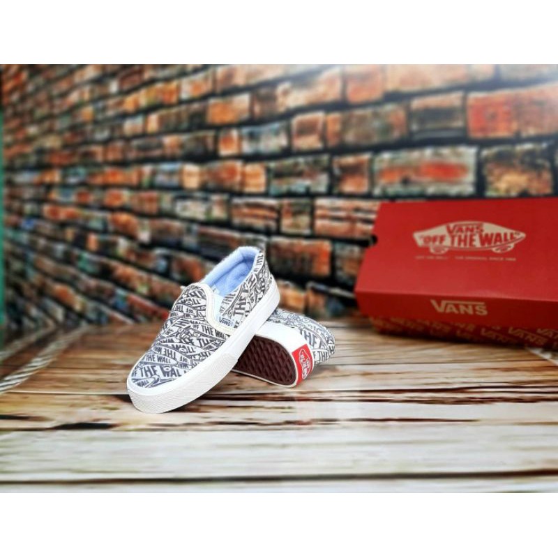 SEPATU ANAK SLIP ON VANS PREMIUM HIGH QUALITY SEPATU ANAK LAKI LAKI SLIP ON KADO